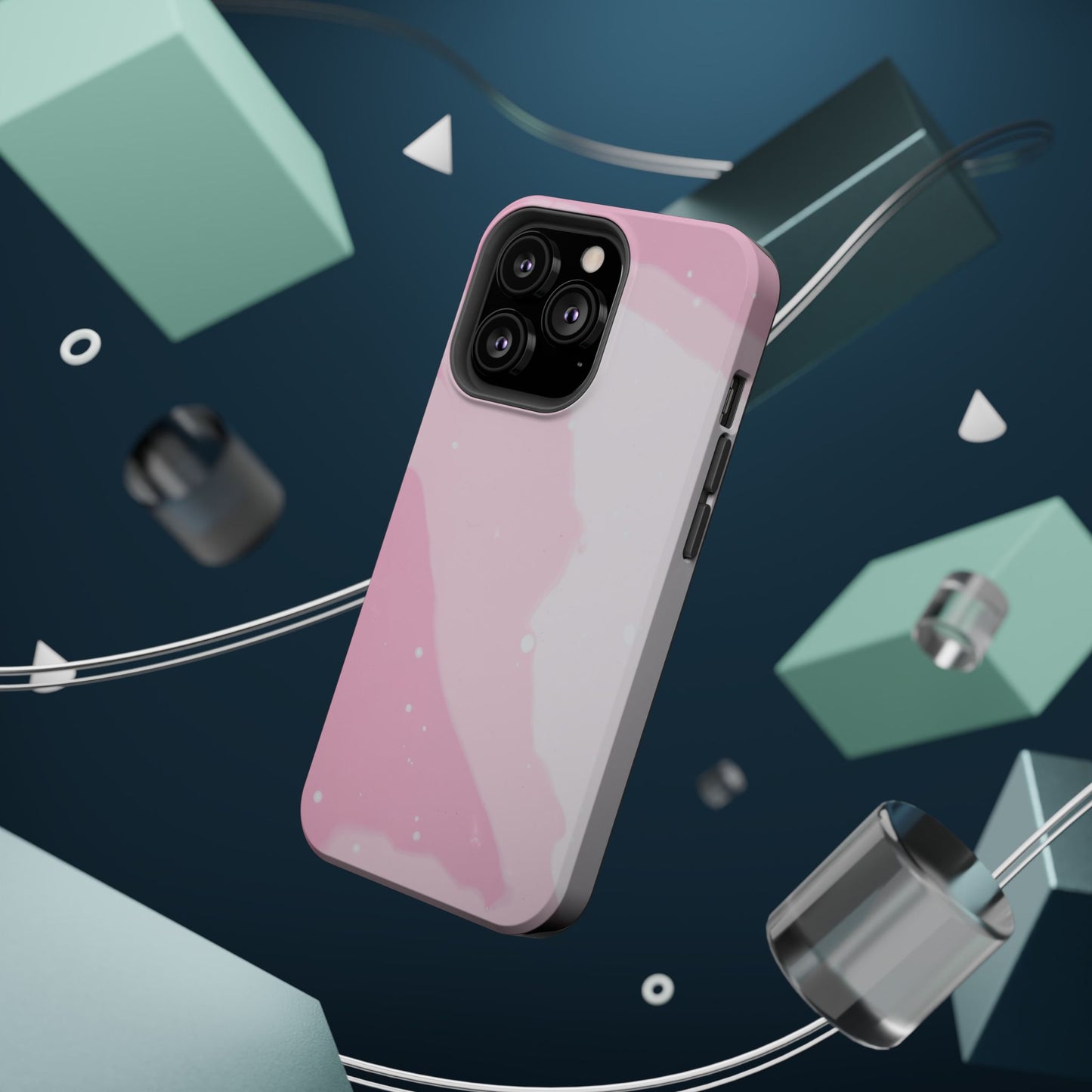 Pink and White Magnetic Tough Case
