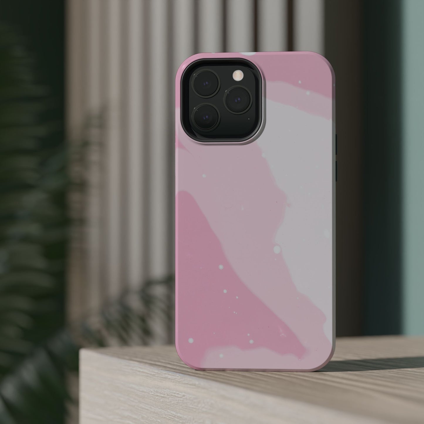 Pink and White Magnetic Tough Case