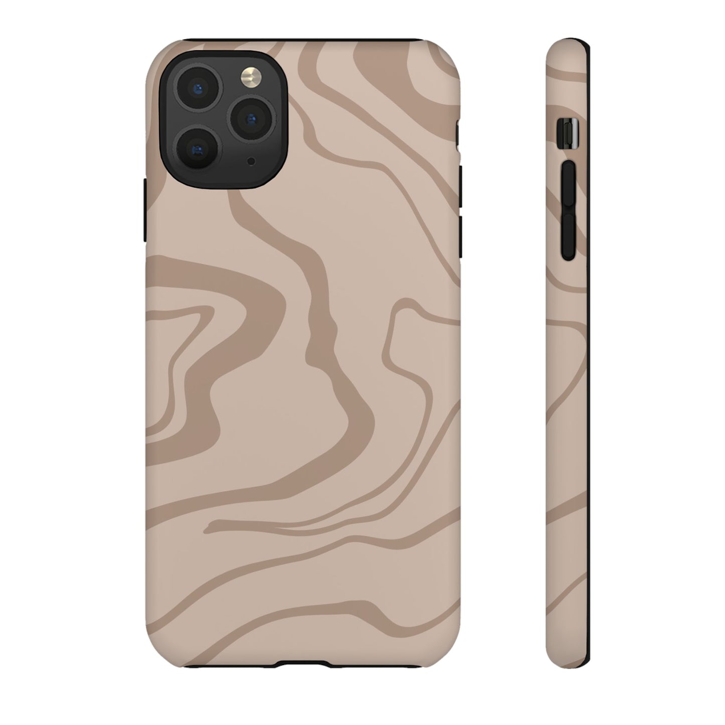 Beige designed Tough Case