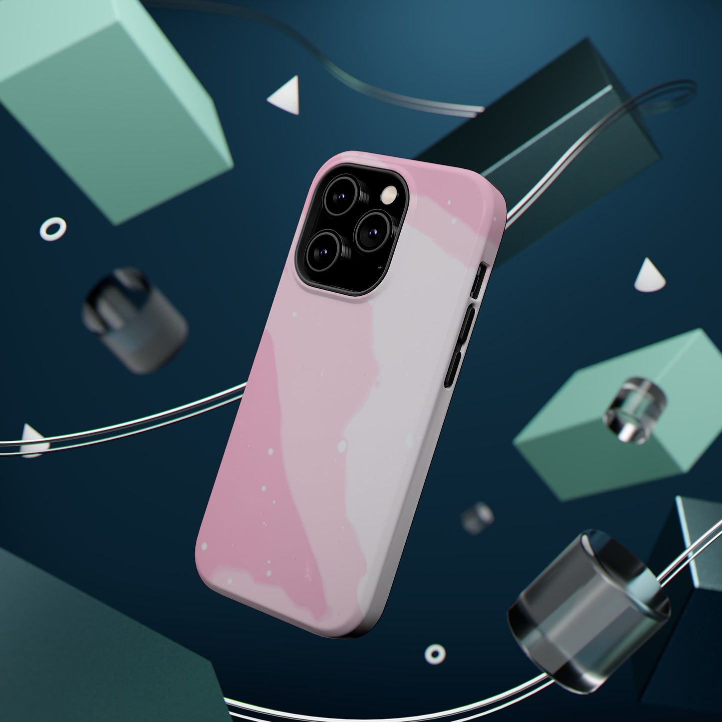 Pink and White Magnetic Tough Case
