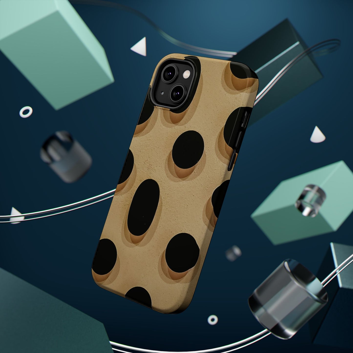 Leopard polka dot Magnetic Tough Case
