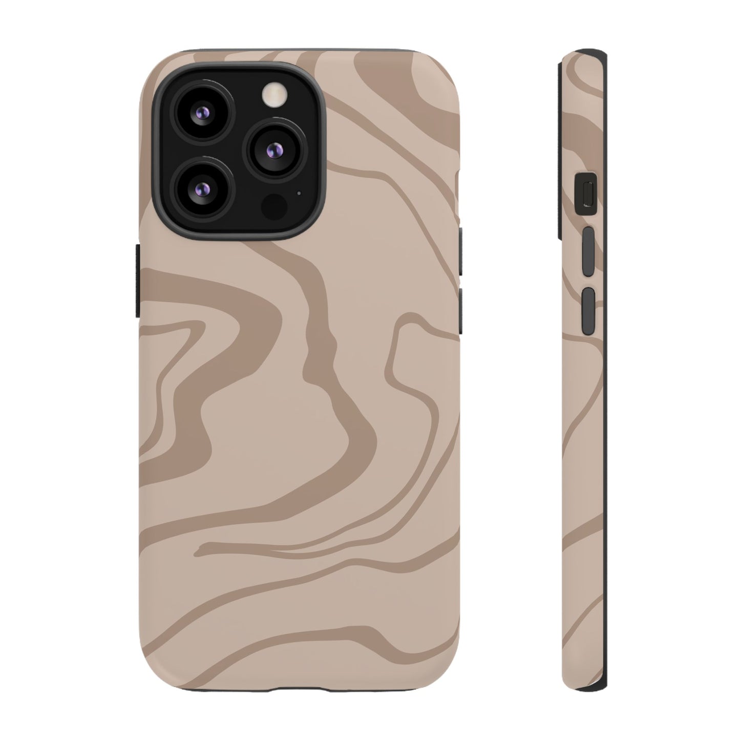 Beige designed Tough Case