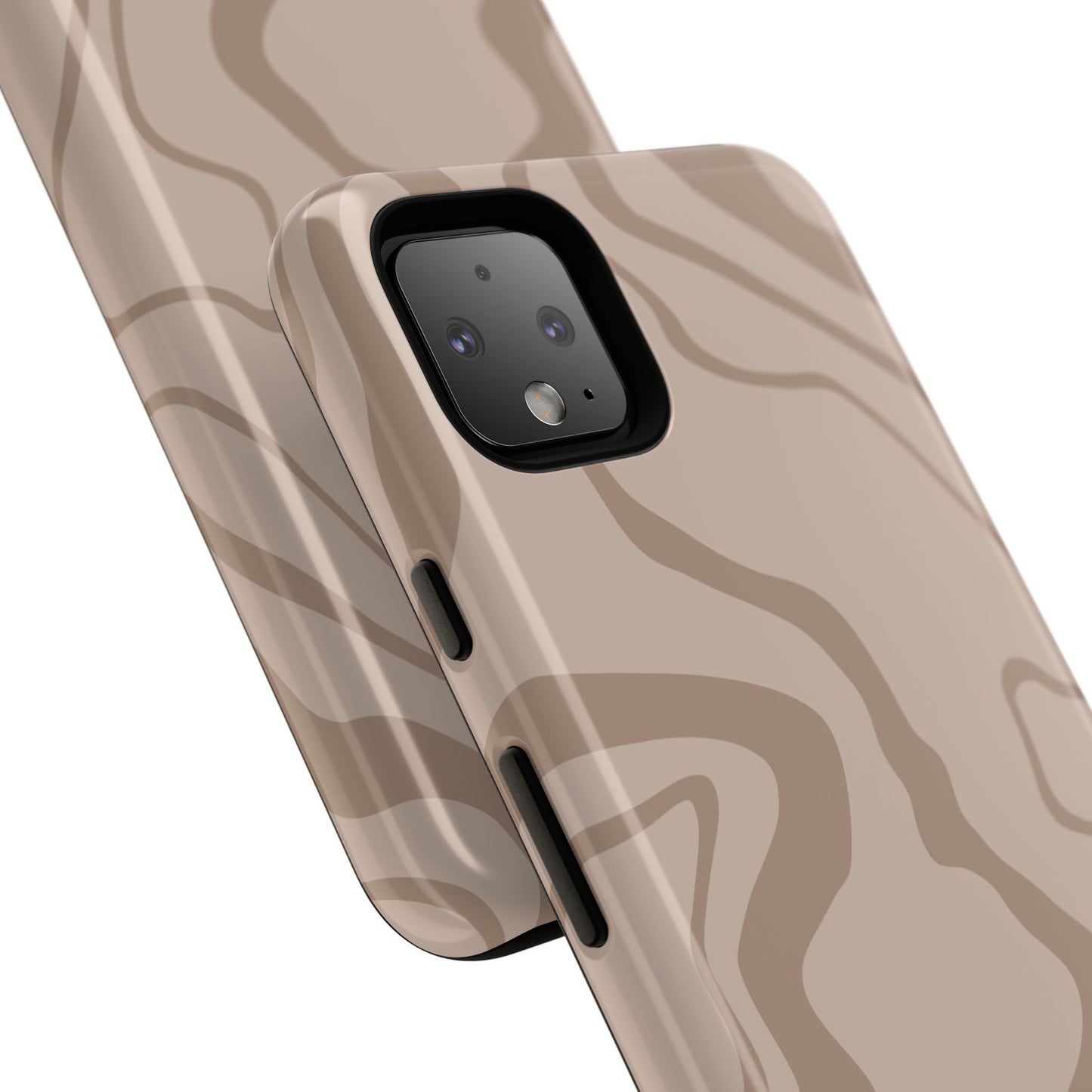 Beige designed Tough Case