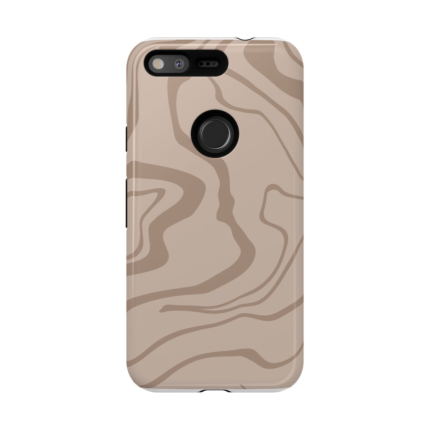 Beige designed Tough Case
