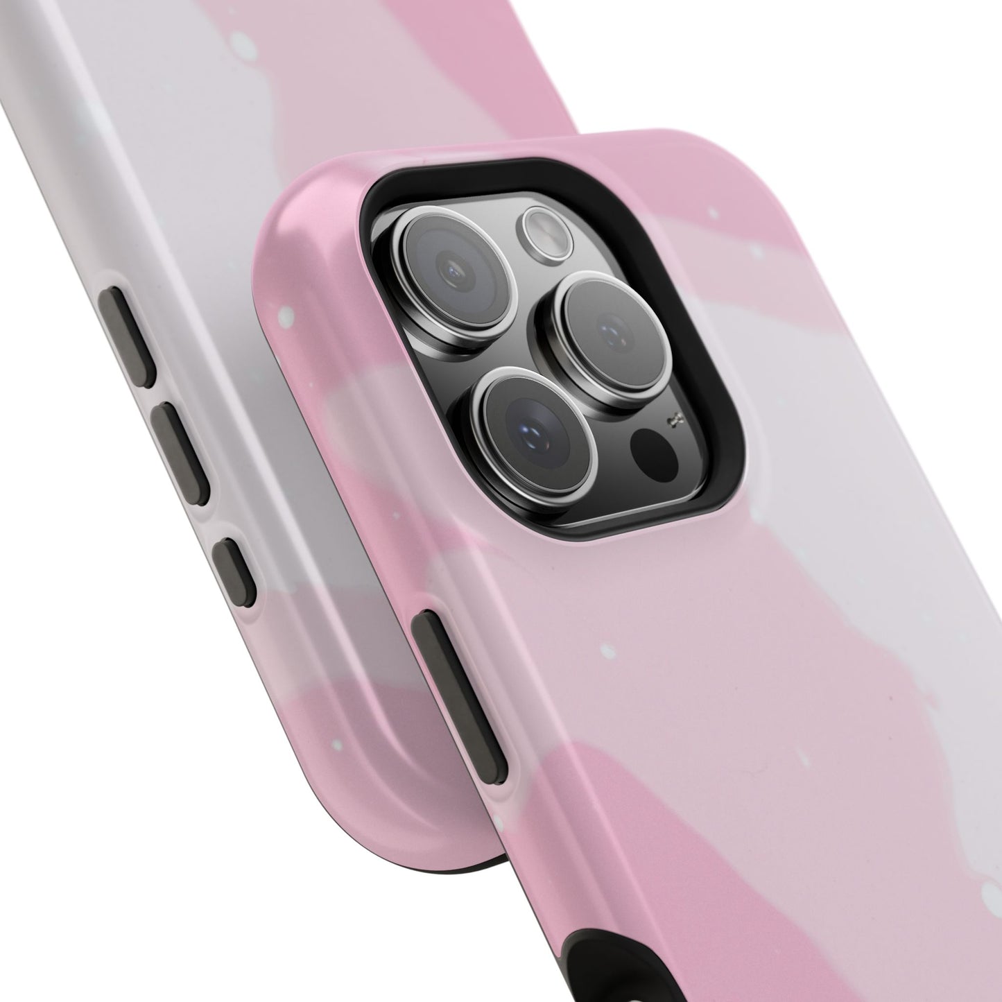 Pink and White Magnetic Tough Case