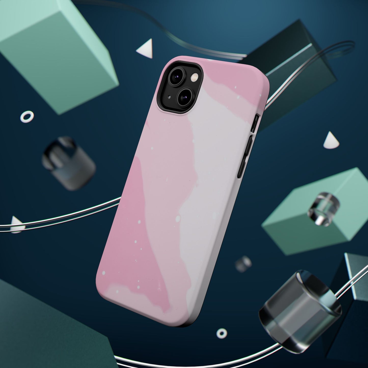 Pink and White Magnetic Tough Case