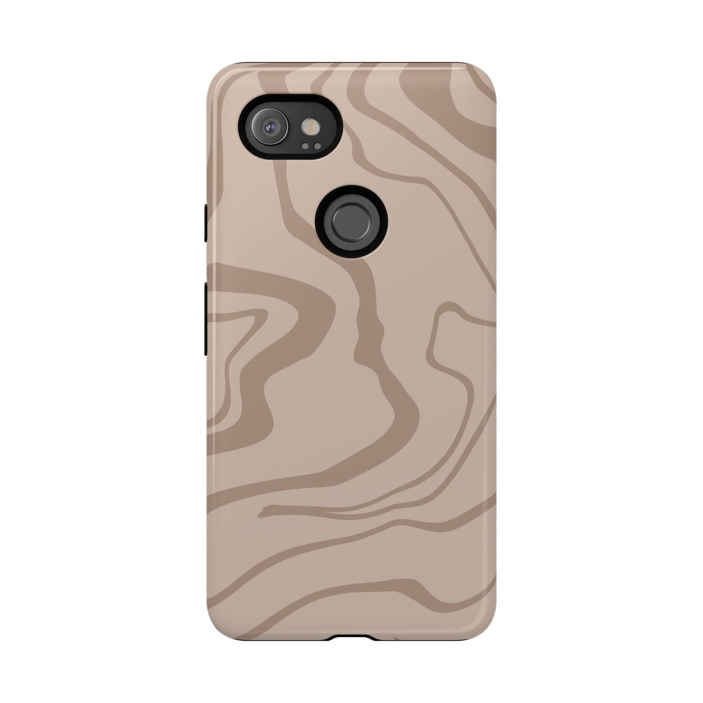 Beige designed Tough Case