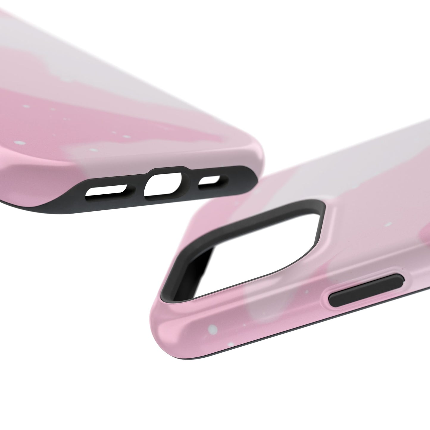 Pink and White Magnetic Tough Case