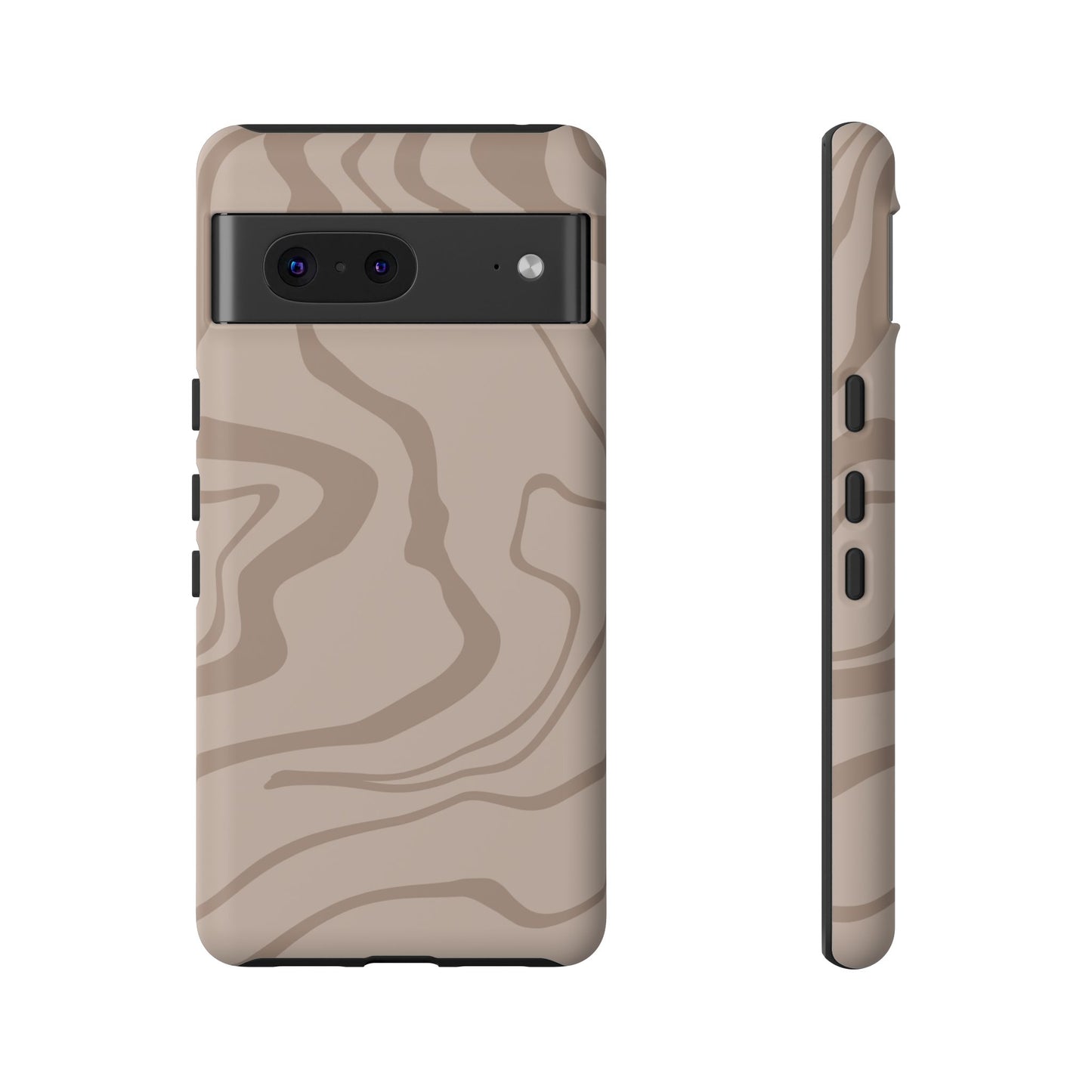 Beige designed Tough Case