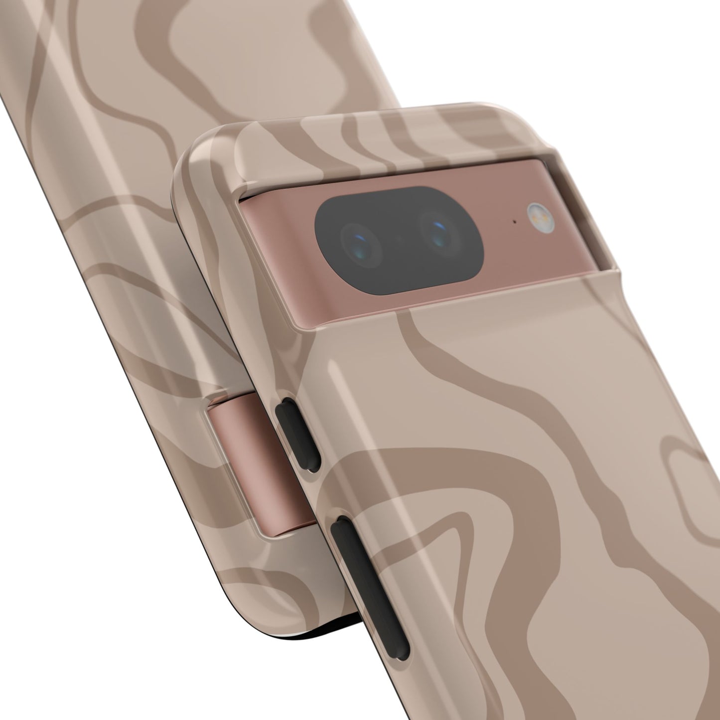 Beige designed Tough Case