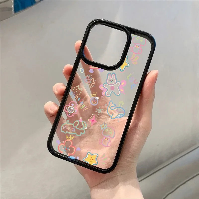 Cute Colorful Cartoon Pattern iPhone Cover