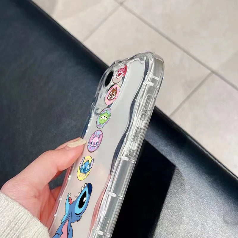 Cute Stitch Cartoon Case For iPhone
