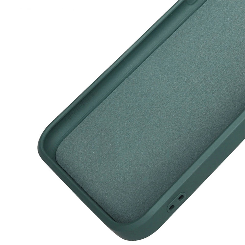 Square Square Liquid Silicone Phone Case for iPhone