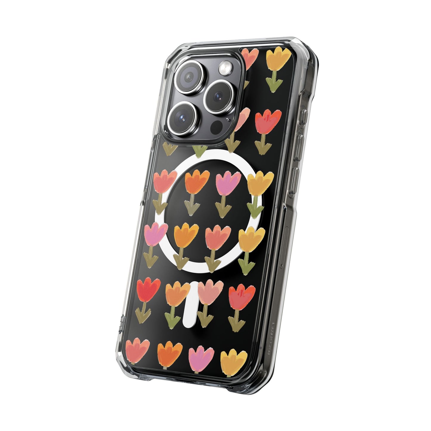 Pastel Flowers Magnetic Clear Impact Cases