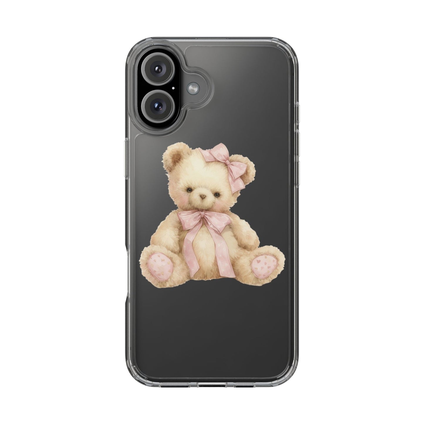 Coquette Teddy Bear Clear Case