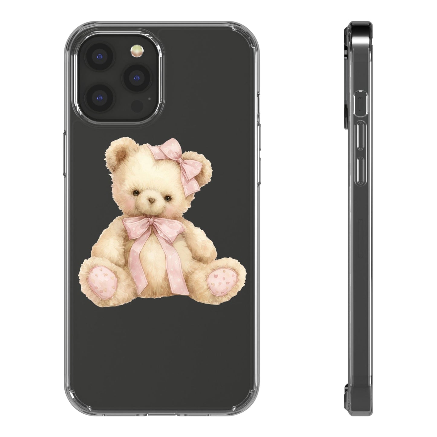 Coquette Teddy Bear Clear Case