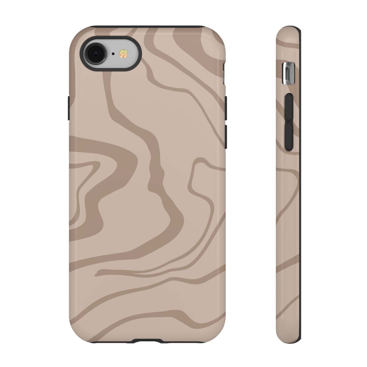 Beige designed Tough Case