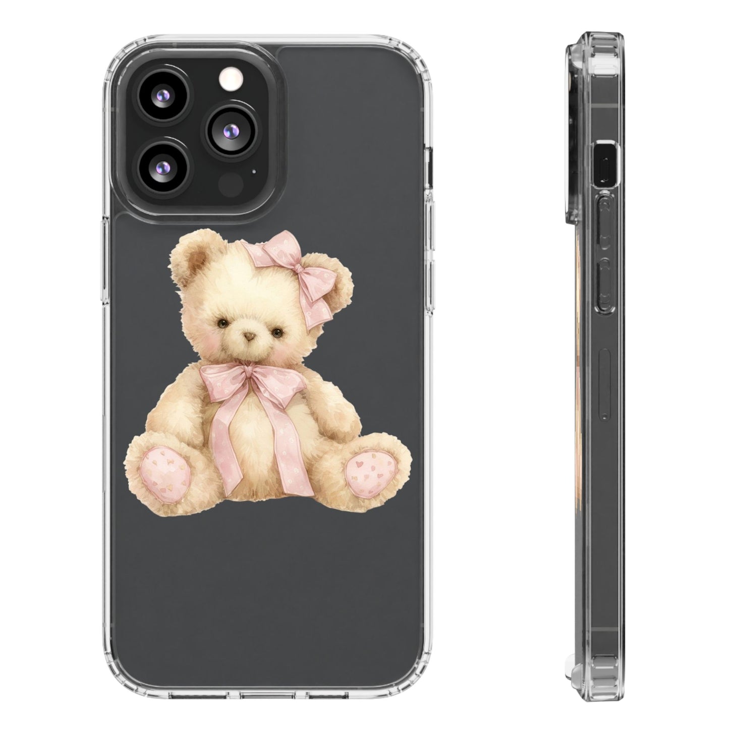 Coquette Teddy Bear Clear Case