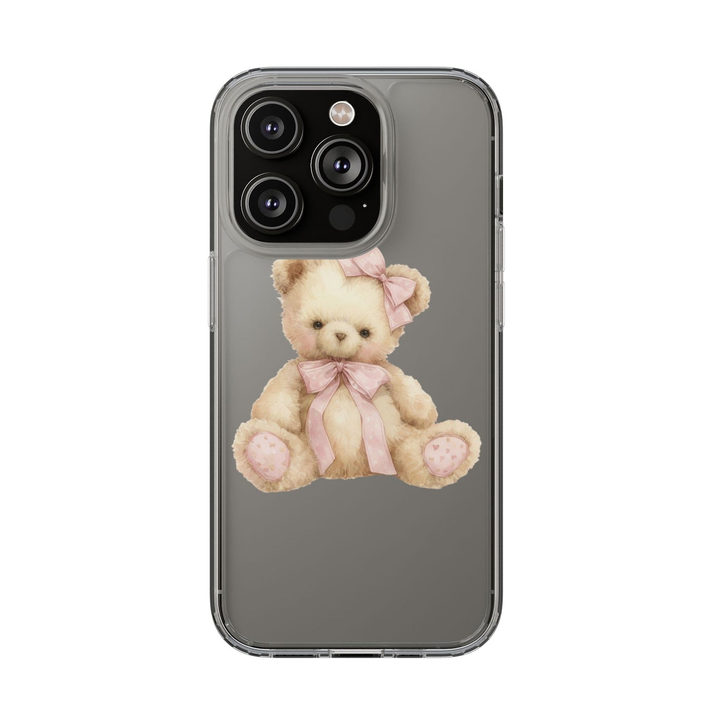 Coquette Teddy Bear Clear Case
