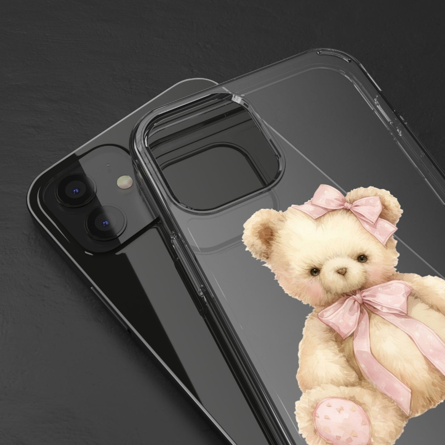 Coquette Teddy Bear Clear Case