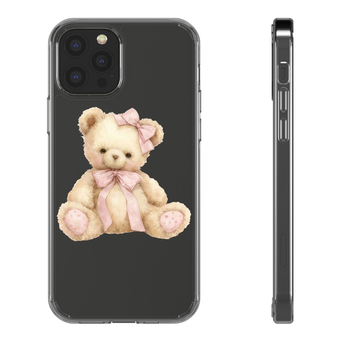 Coquette Teddy Bear Clear Case