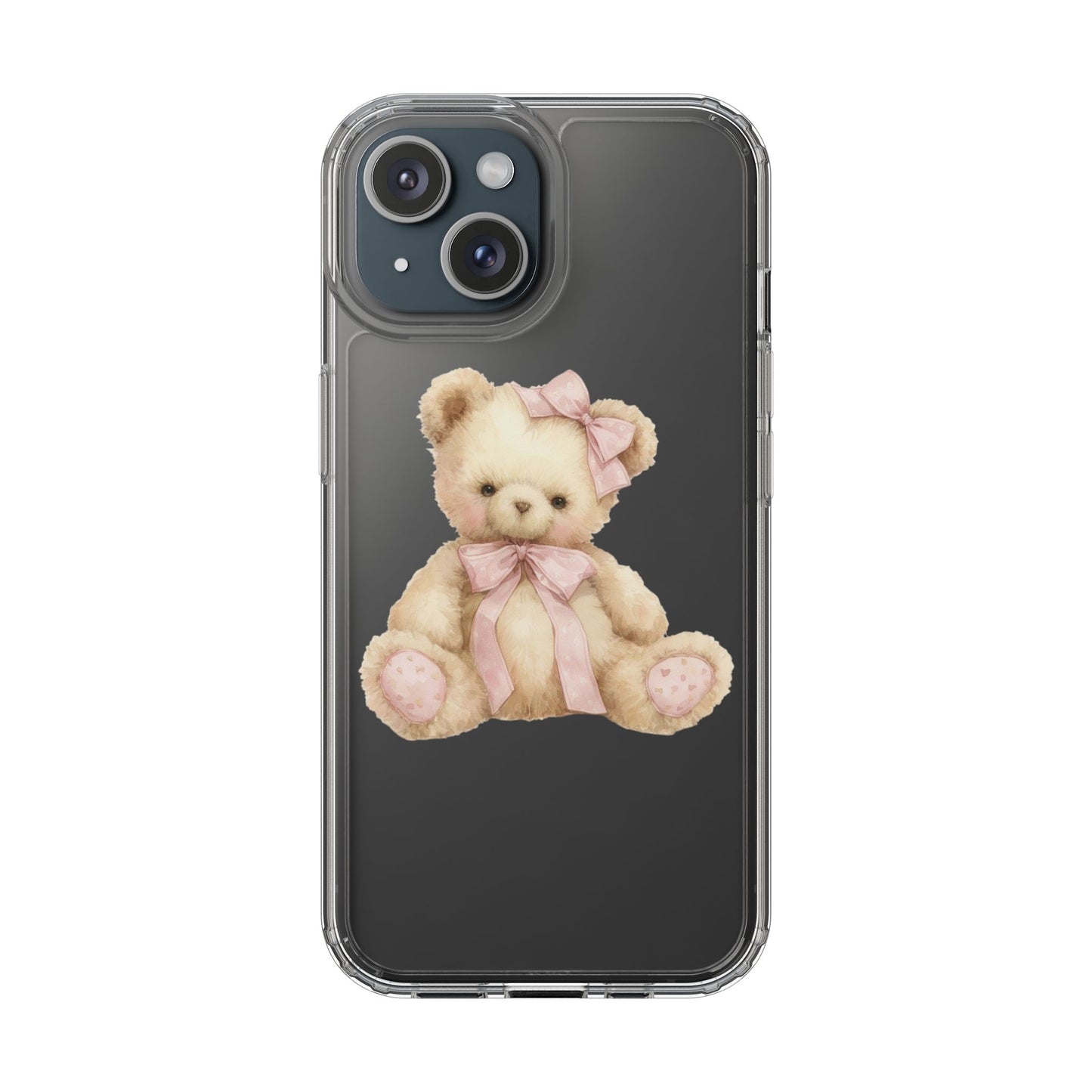 Coquette Teddy Bear Clear Case
