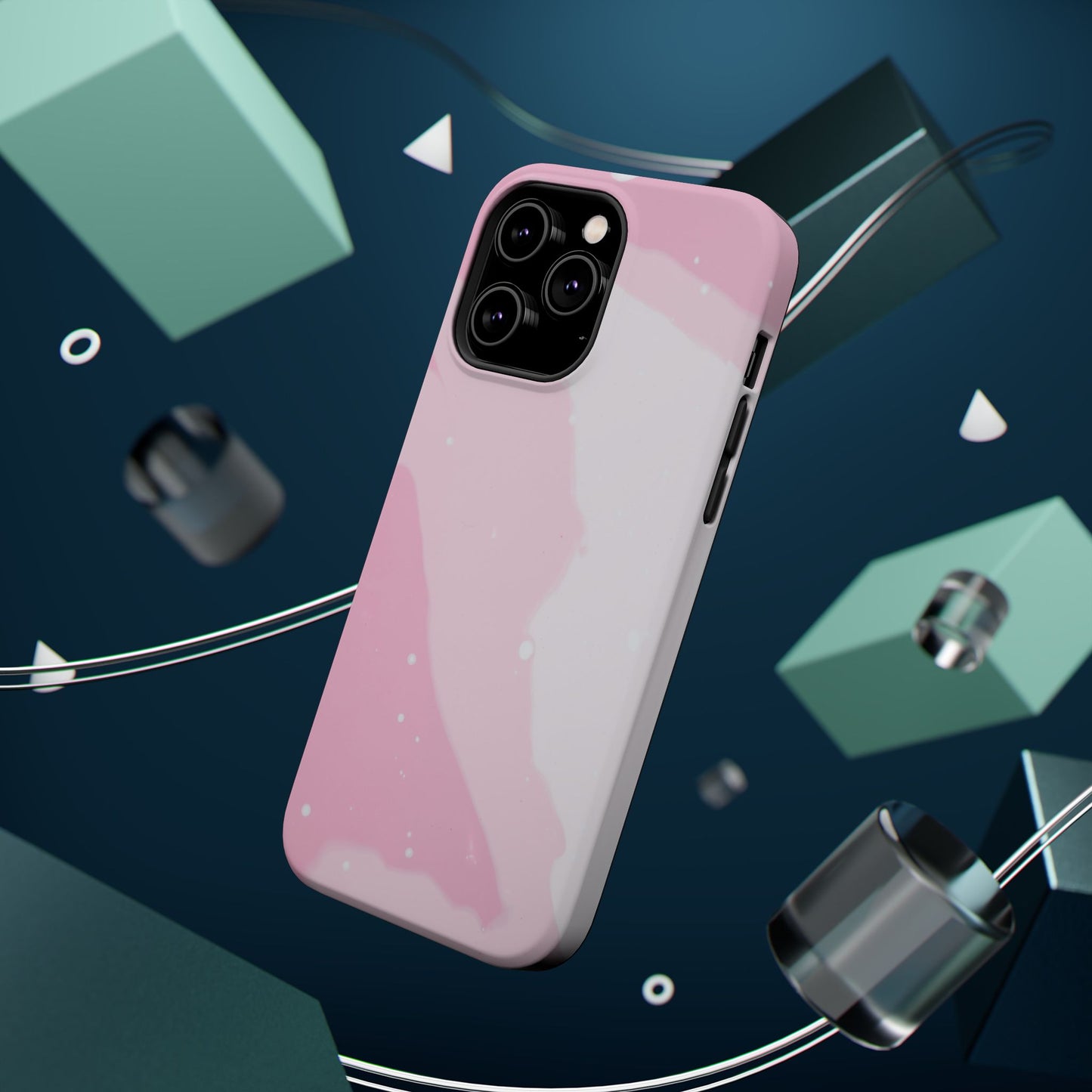 Pink and White Magnetic Tough Case