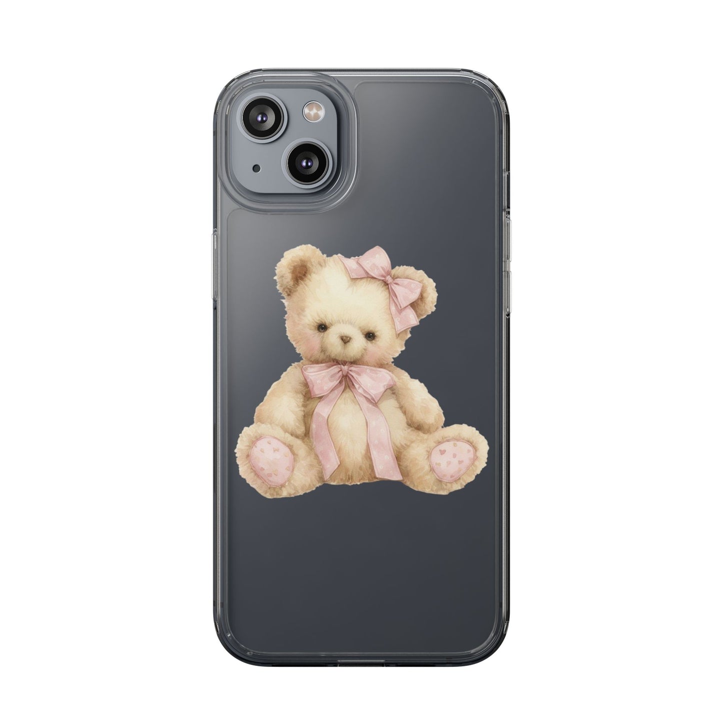 Coquette Teddy Bear Clear Case