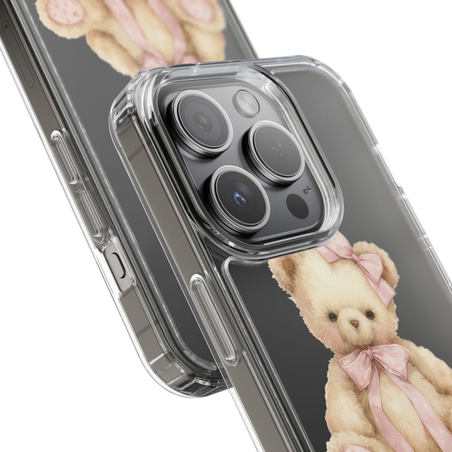Coquette Teddy Bear Clear Case