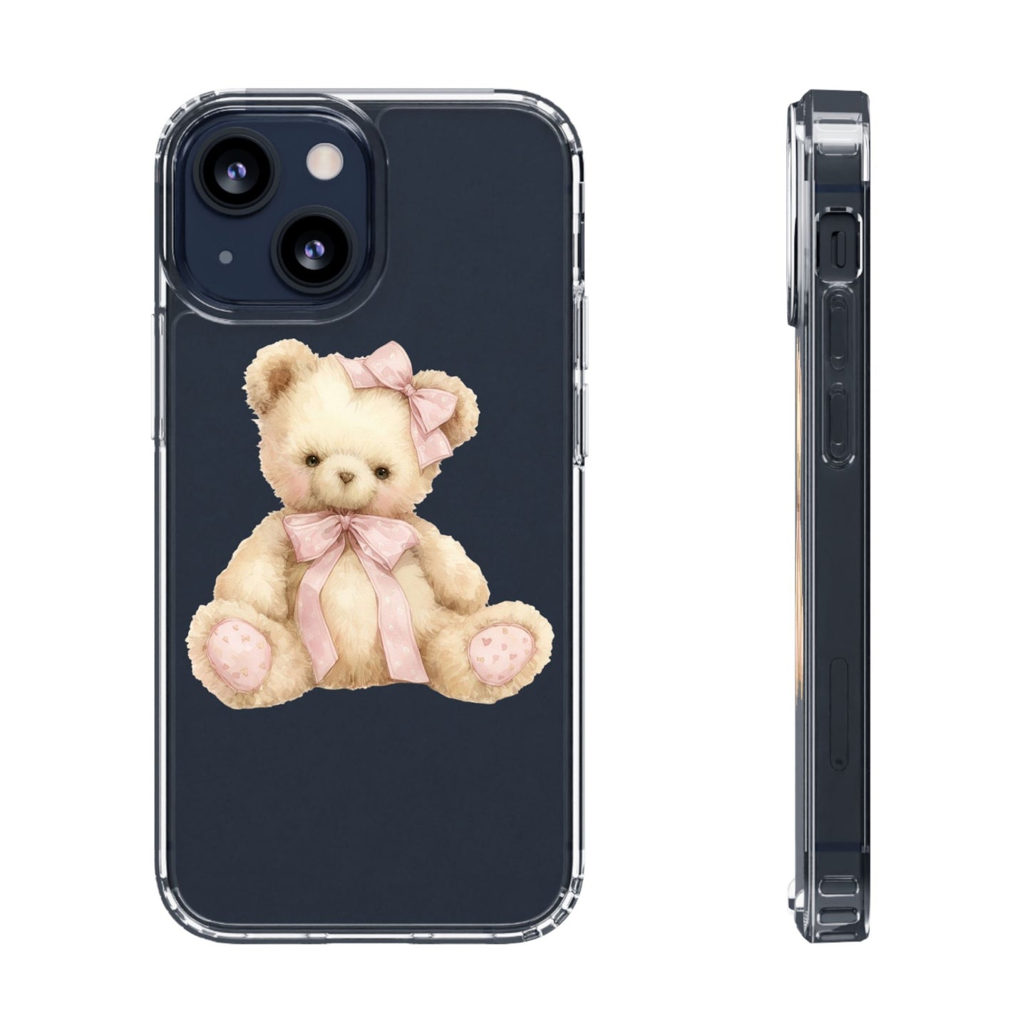 Coquette Teddy Bear Clear Case