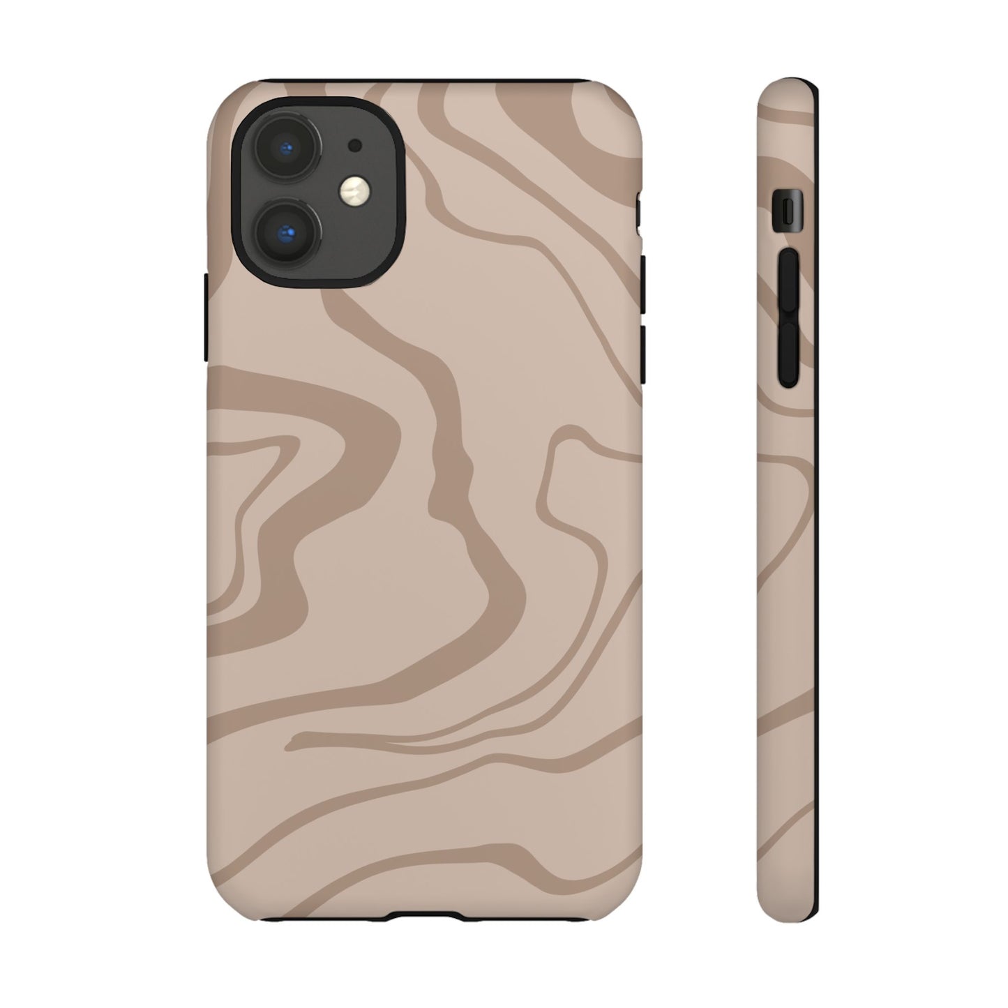 Beige designed Tough Case
