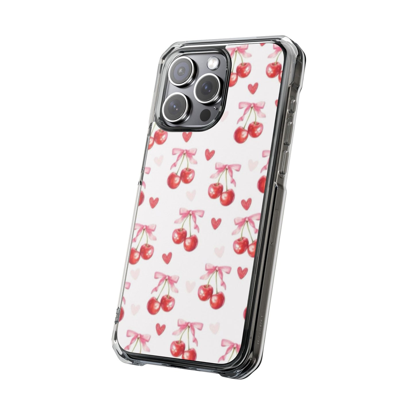 Coquette Cherries Magnetic Clear Impact Case