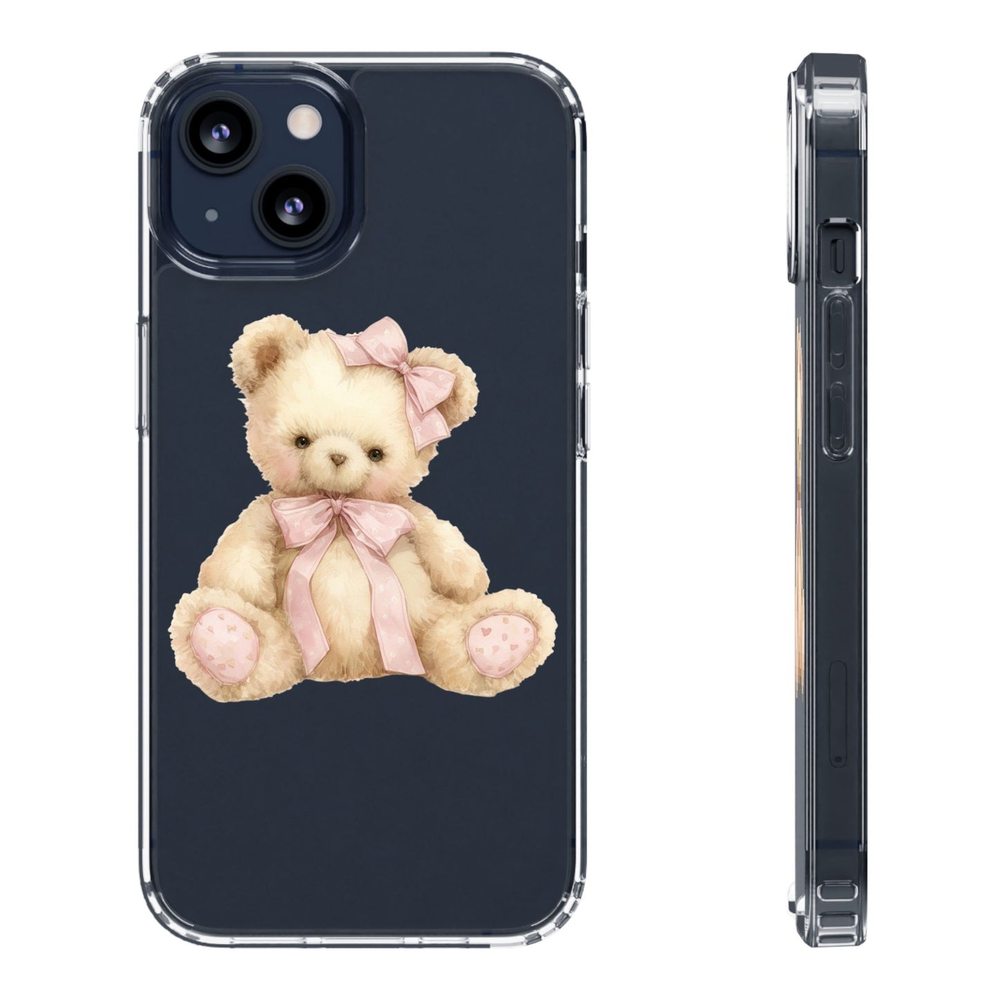 Coquette Teddy Bear Clear Case