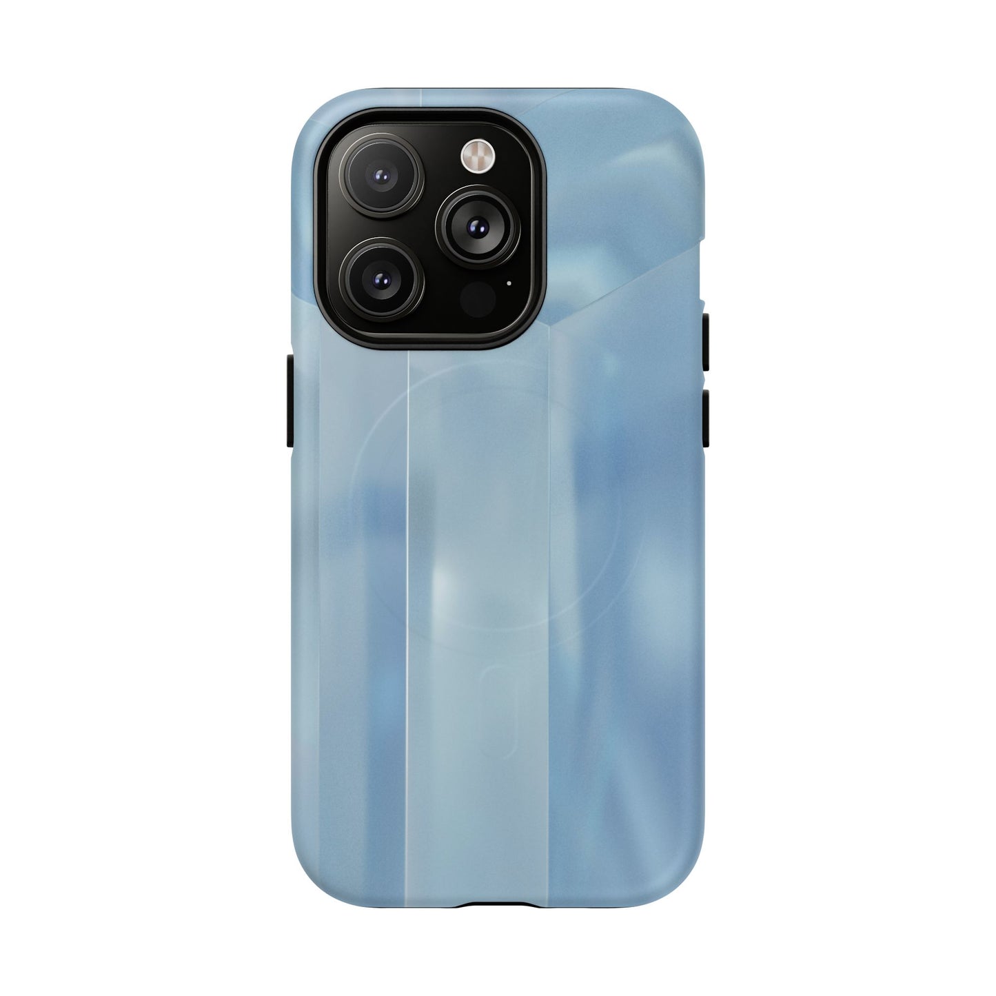 Baby Blue Glassy Tough Magnetic Case