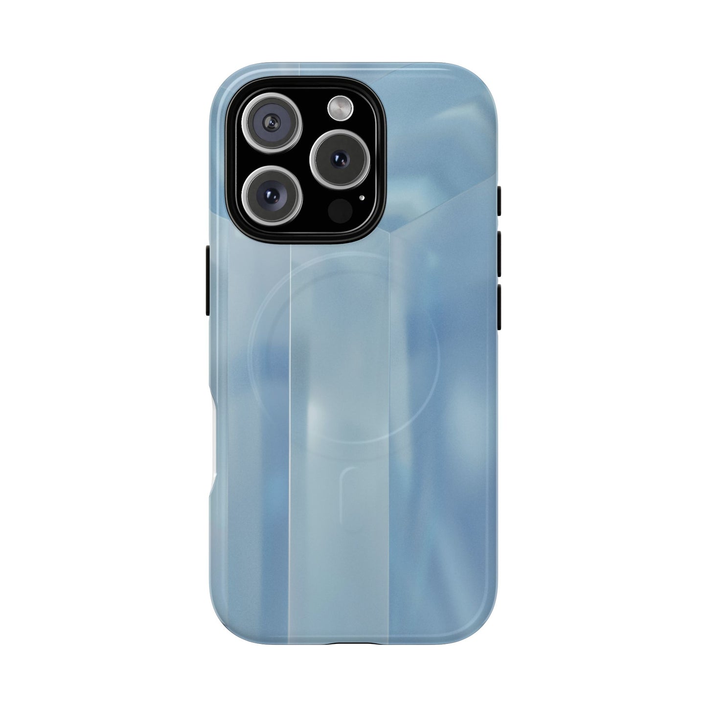 Baby Blue Glassy Tough Magnetic Case