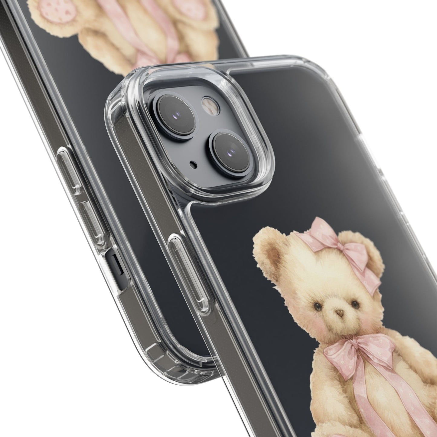Coquette Teddy Bear Clear Case