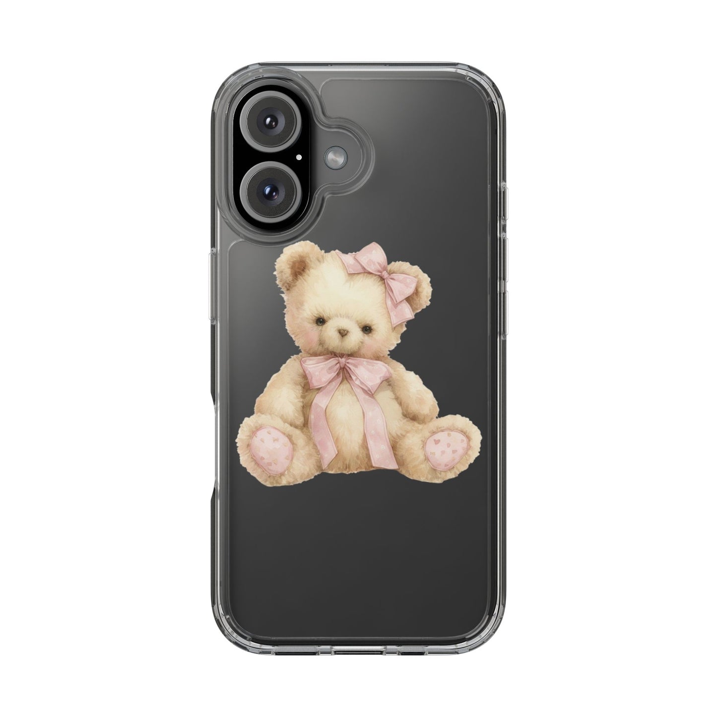 Coquette Teddy Bear Clear Case