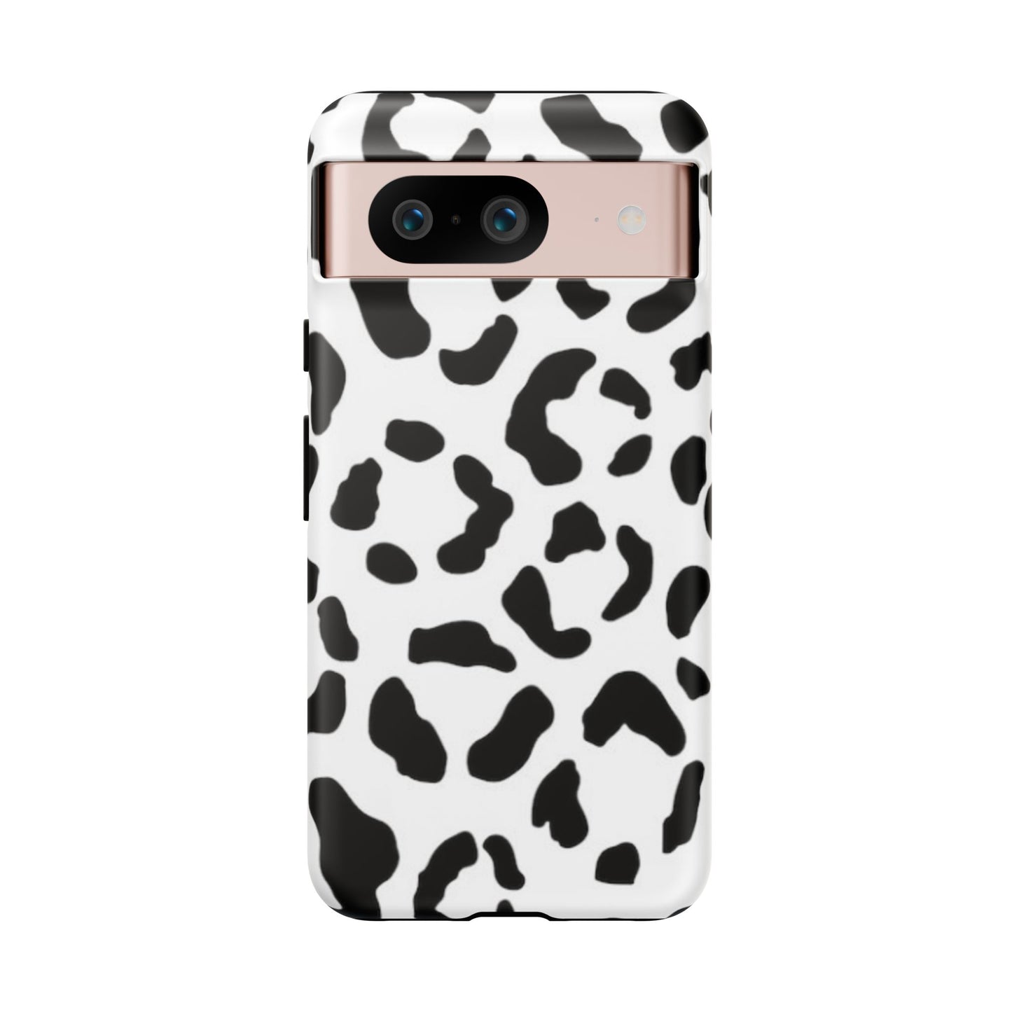 Black and White Leopard Print Tough Case