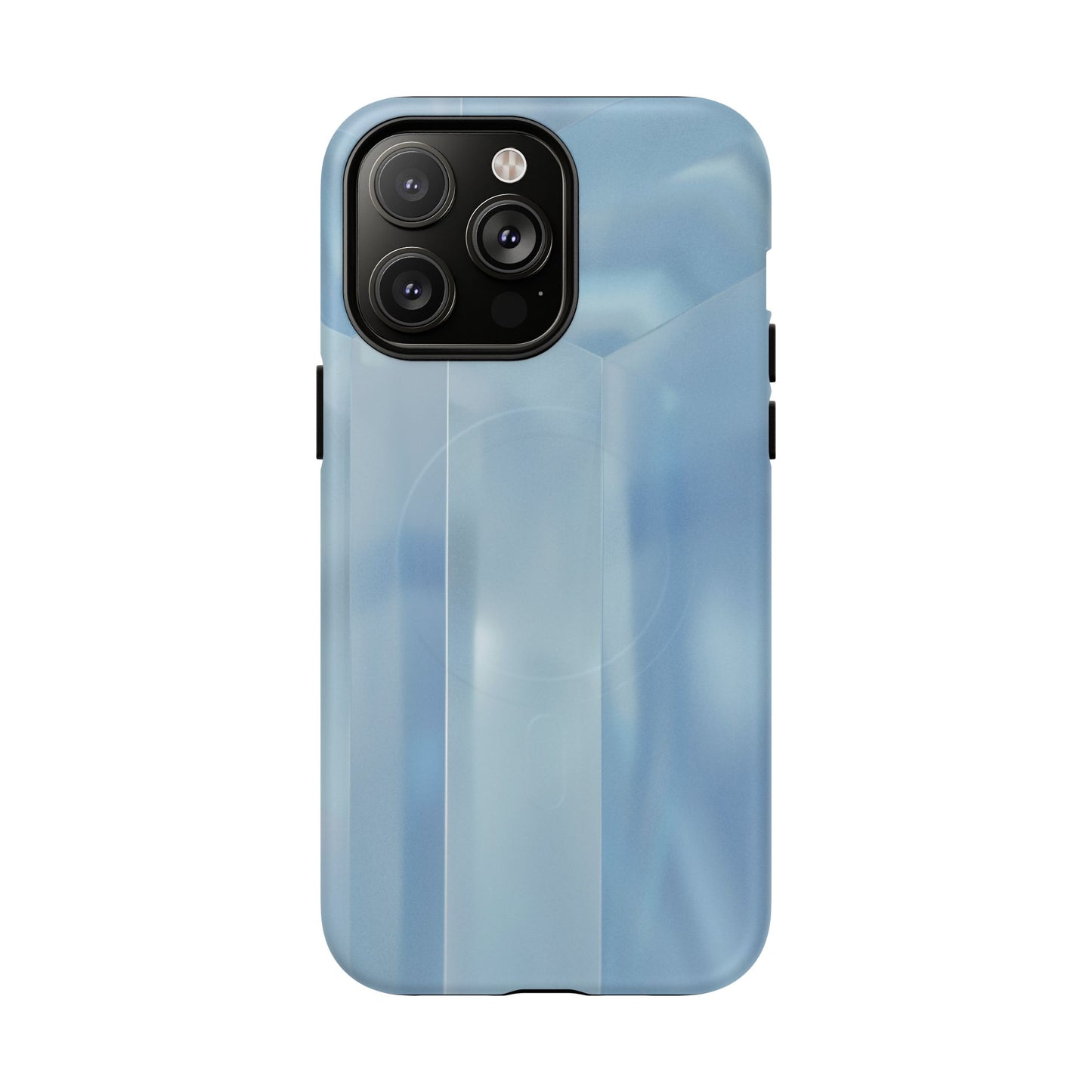 Baby Blue Glassy Tough Magnetic Case