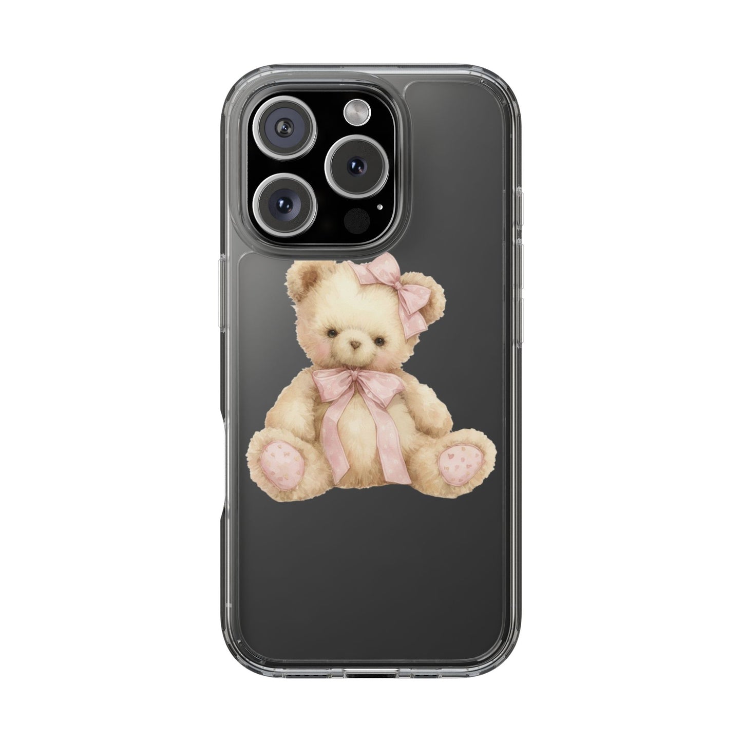 Coquette Teddy Bear Clear Case