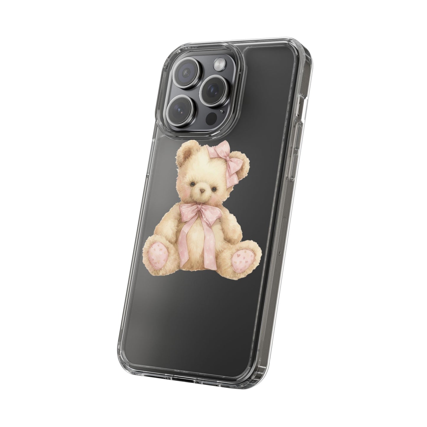 Coquette Teddy Bear Clear Case