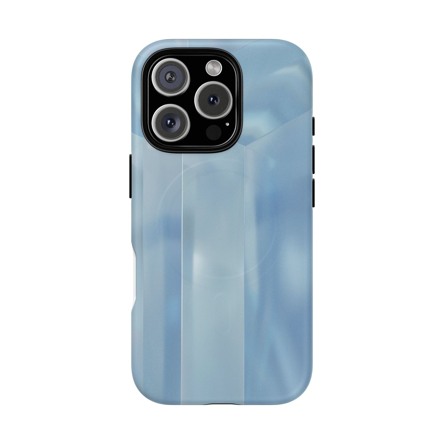 Baby Blue Glassy Tough Magnetic Case