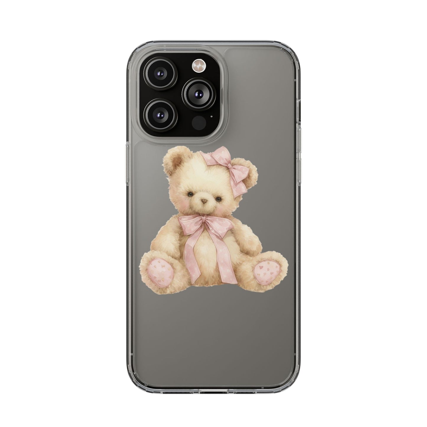 Coquette Teddy Bear Clear Case
