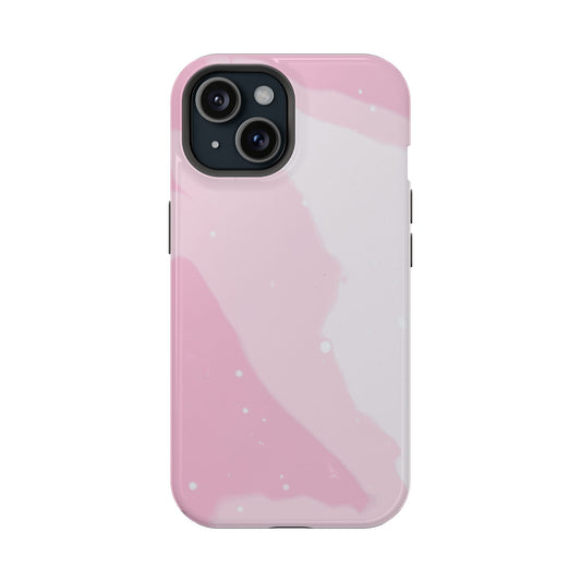 Pink and White Magnetic Tough Case