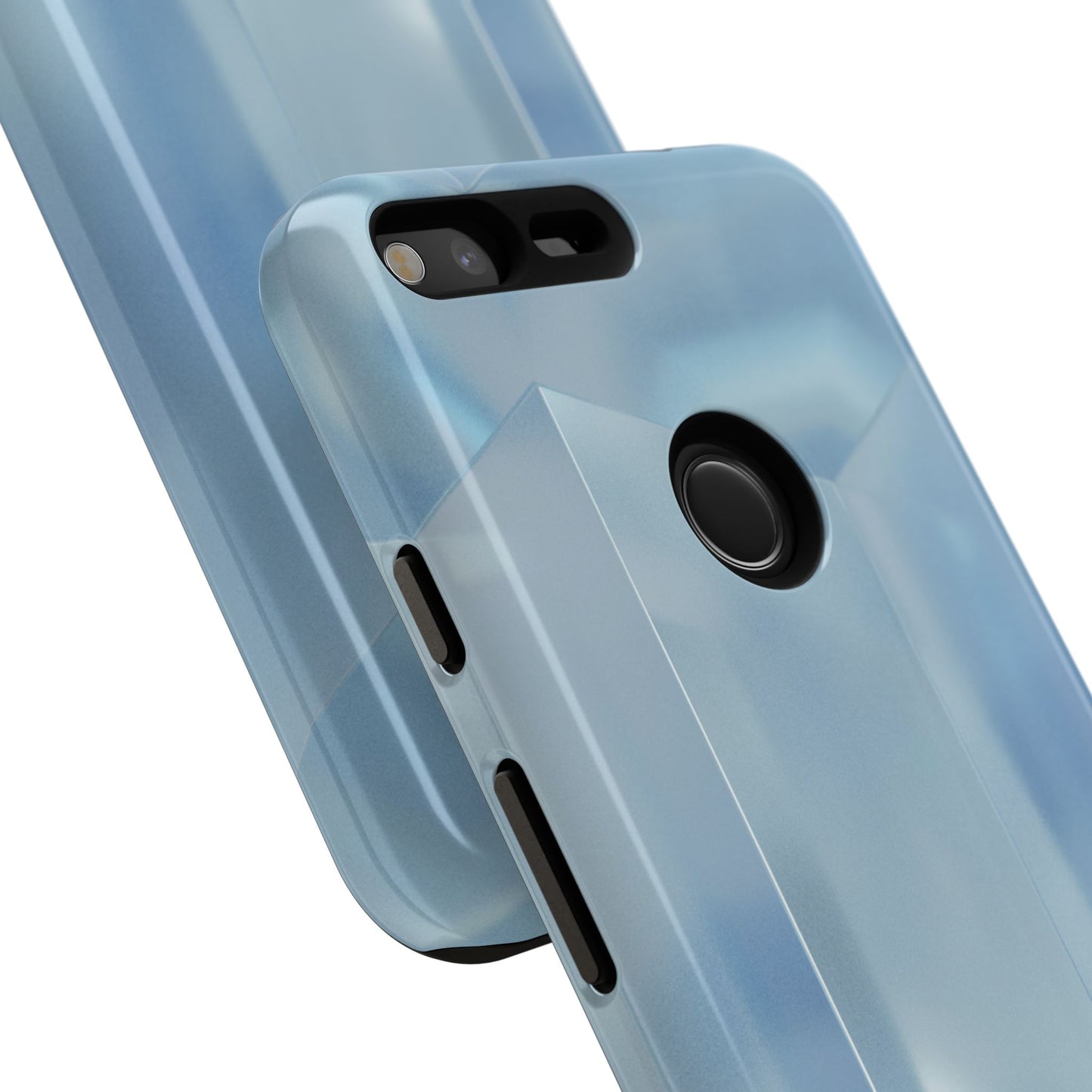 Baby Blue Glassy Tough Case