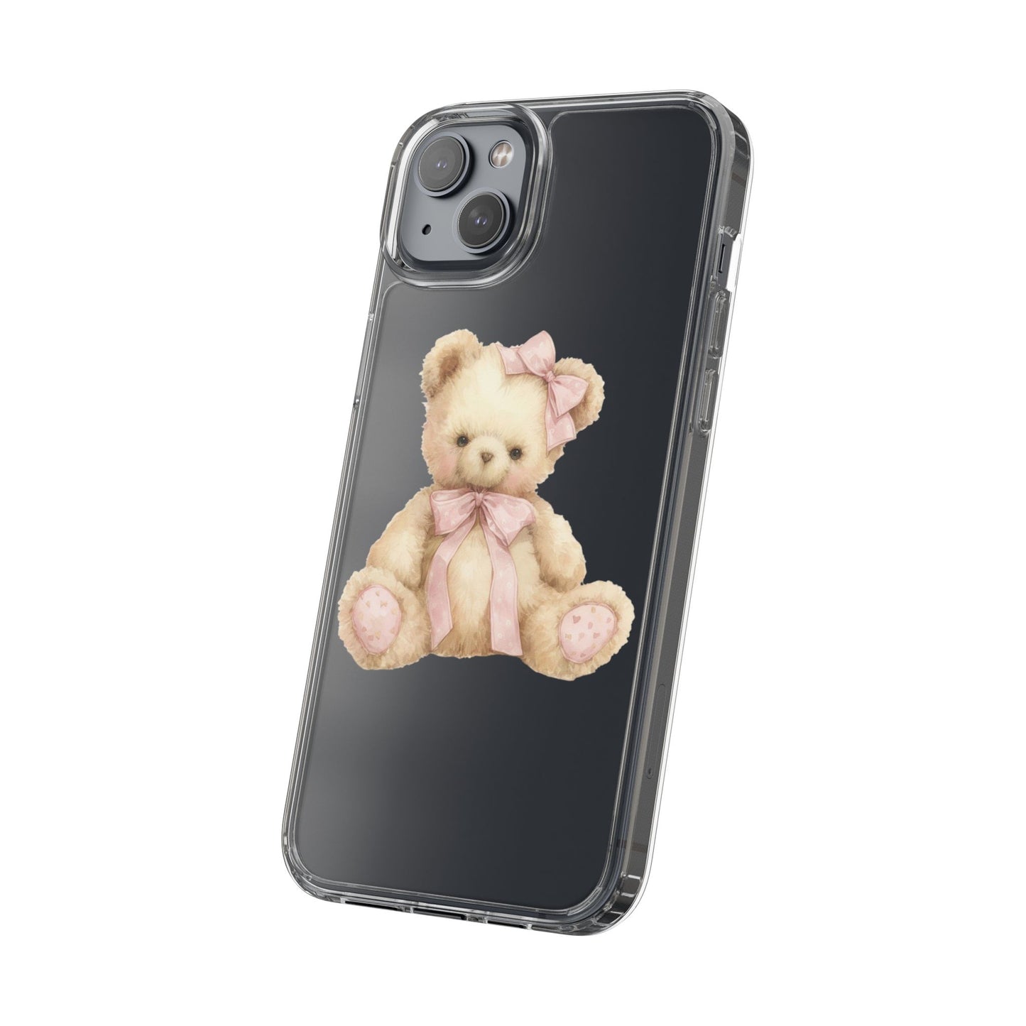 Coquette Teddy Bear Clear Case