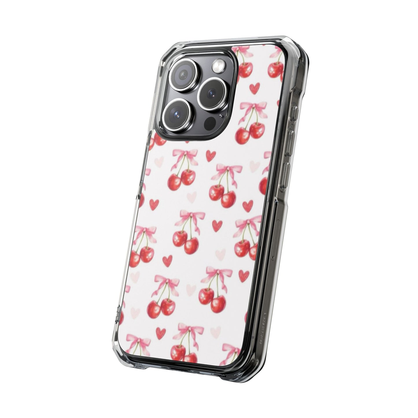 Coquette Cherries Magnetic Clear Impact Case
