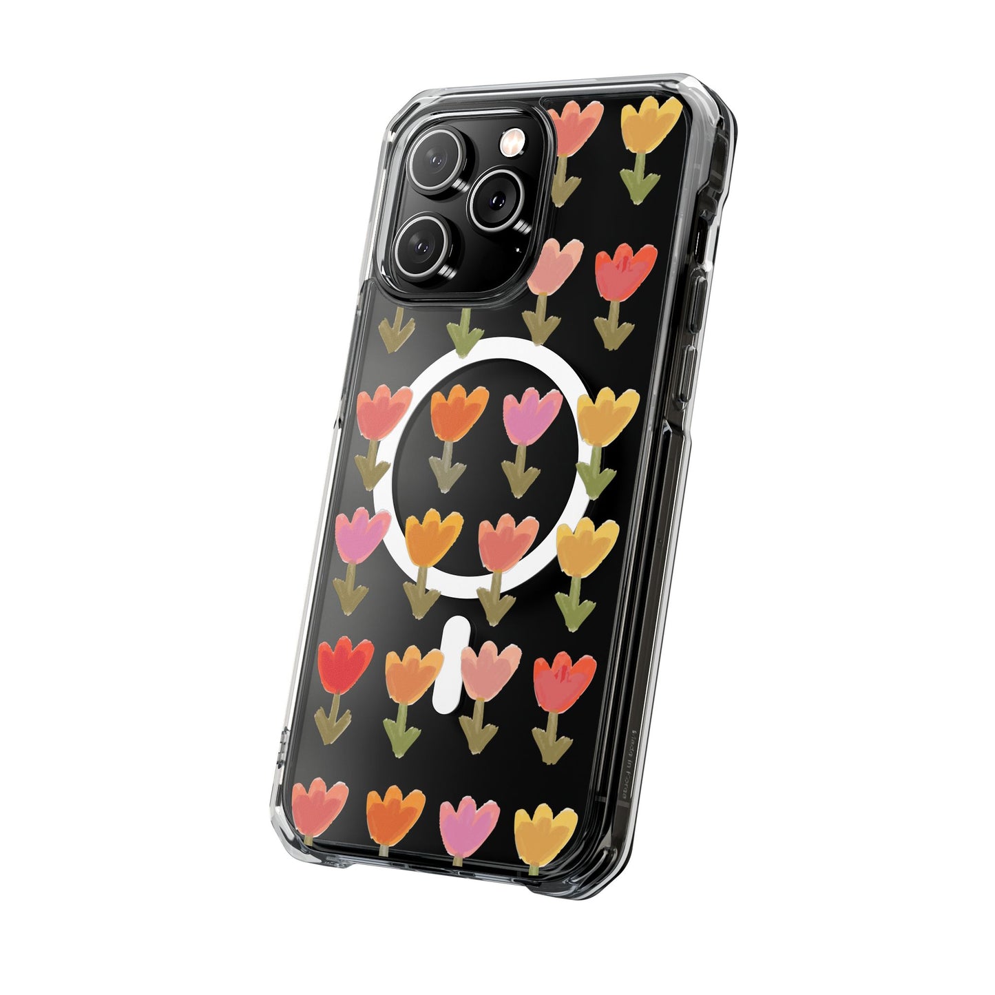 Pastel Flowers Magnetic Clear Impact Cases