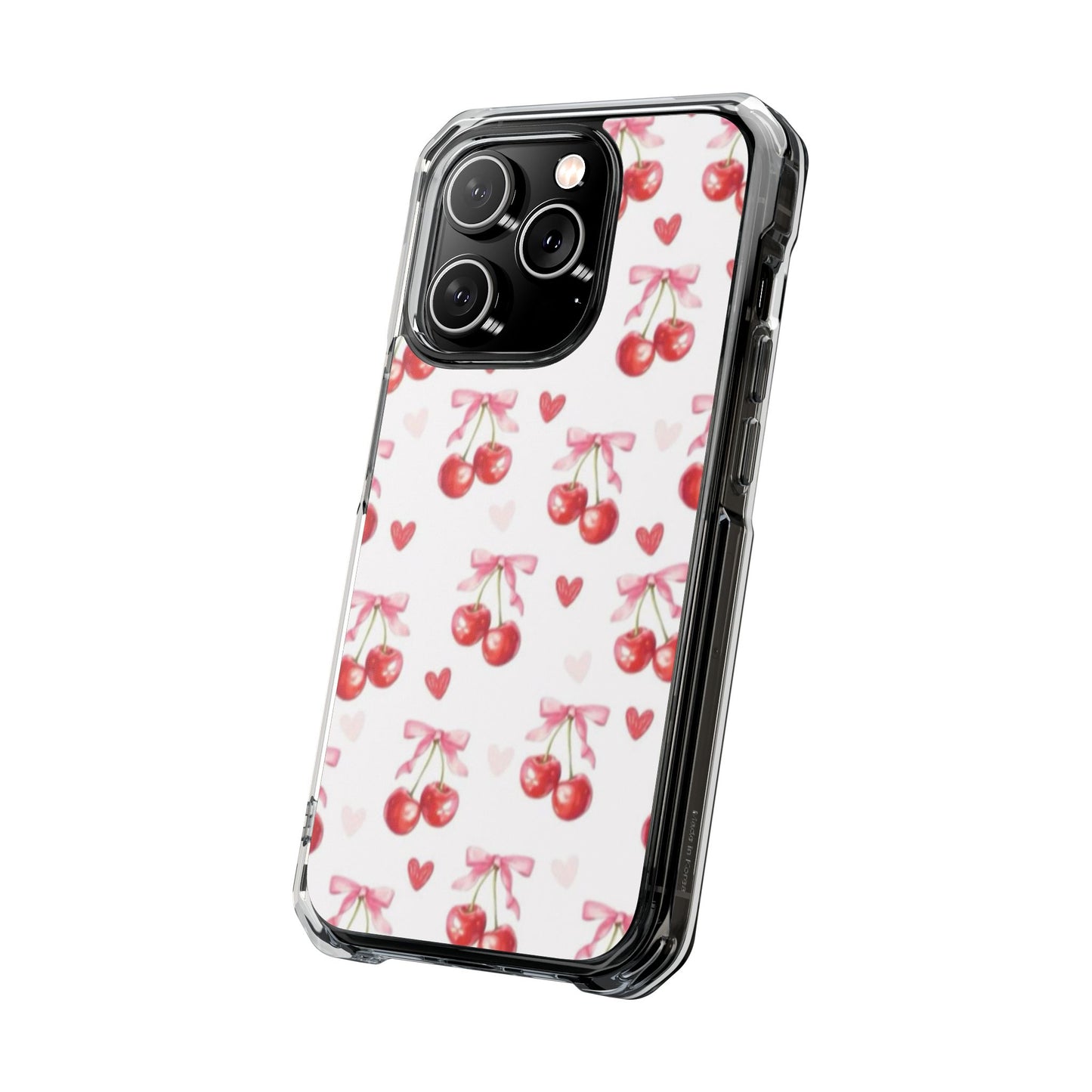 Coquette Cherries Magnetic Clear Impact Case