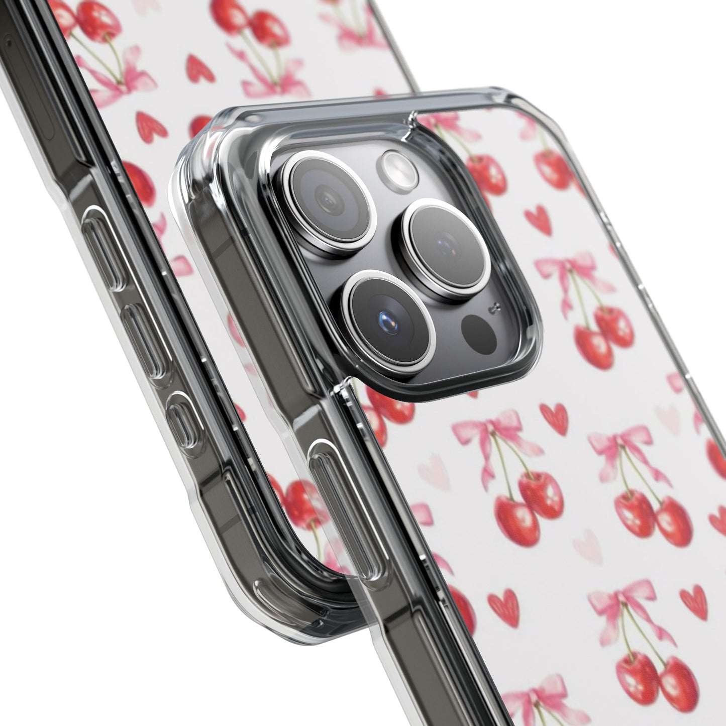 Coquette Cherries Magnetic Clear Impact Case